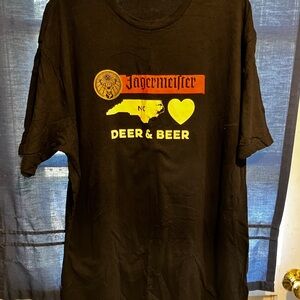 Jagermeister Black Tee with Yellow and Orange Accents xxl